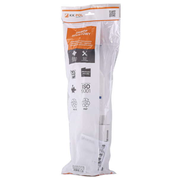 Двухфункциональный сливной клапан K.K.POL ZSD/207, 3/6л BIS (000027480)