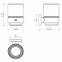 Набір аксесуарів для ванної SONIA LINE KIT ( 5 предметів) 183180 (000026849)