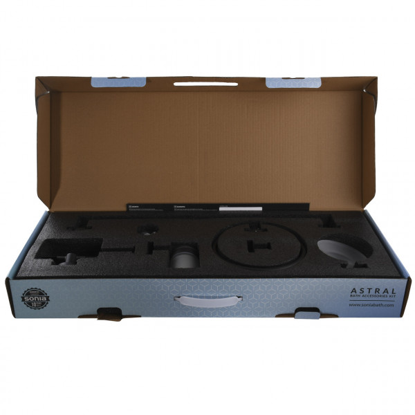 Набор аксессуаров для ванной SONIA ASTRAL KIT BLACK ( 6 предметов) 185214 (000026850)