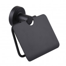Держатель туалетной бумаги с крышкой SONIA ASTRAL BLACK 185207 (000026855)