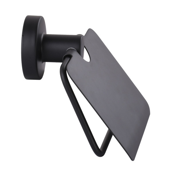 Держатель туалетной бумаги с крышкой SONIA ASTRAL BLACK 185207 (000026855)