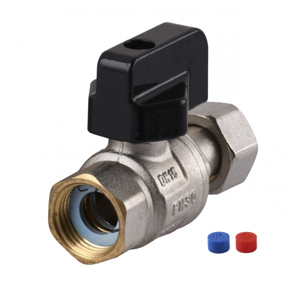 Кран шаровый для котла 1/2″ ARCO 150853 прямой с накидной гайкой (000026816)