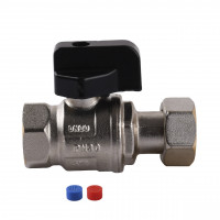 Кран шаровый для котла 3/4″ ARCO 150854 прямой с накидной гайкой (000026817)
