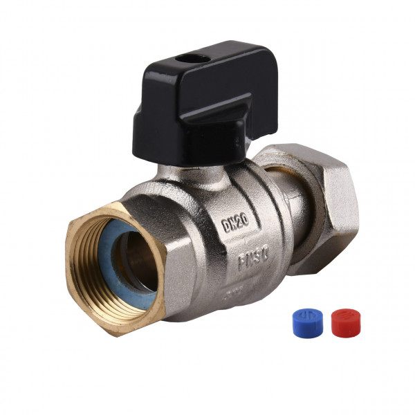 Кран шаровый для котла 3/4″ ARCO 150854 прямой с накидной гайкой (000026817)