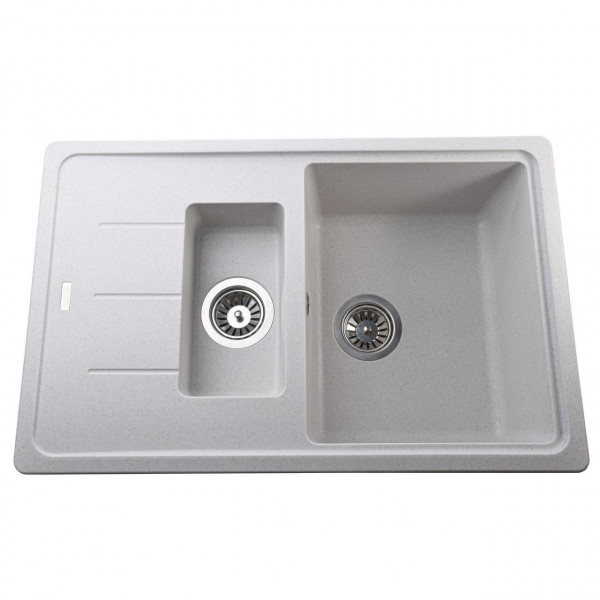 Гранітна мийка Globus Lux IZEO перлина 780х500мм (000006205)