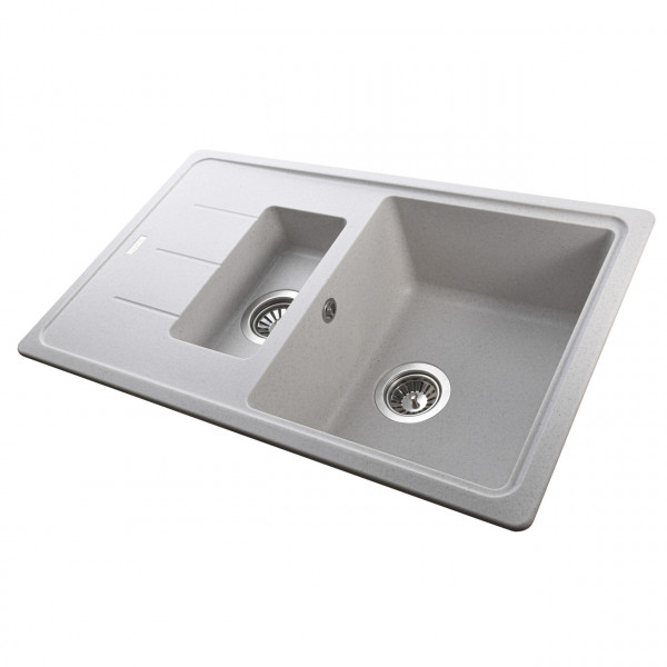 Гранітна мийка Globus Lux IZEO перлина 780х500мм (000006205)