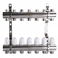 Коллектор с регуляторами и креплением ECO 001С 1″x7 (000008837)