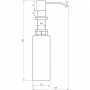 Дозатор рідкого мила Globus Lux GS8444 (000022215)