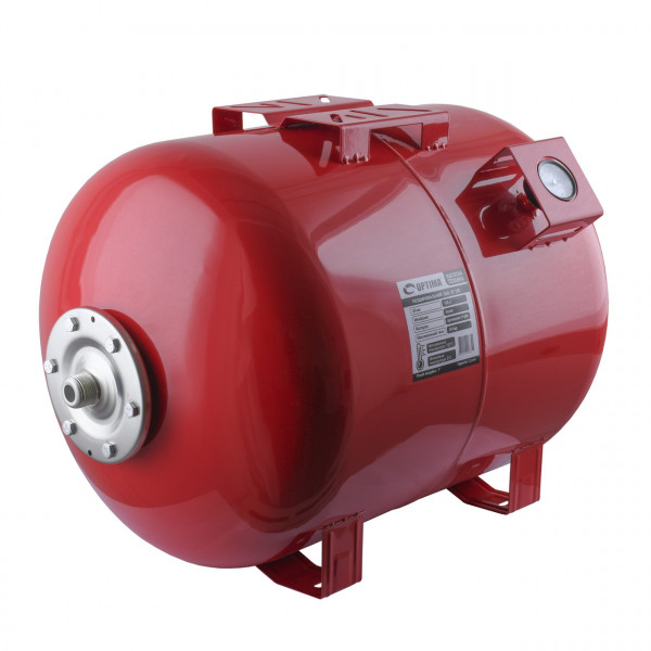 Бак Optima cal-pro для систем отопления 100л 10bar гор. ( с манометром ) (000022885)