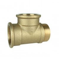 Трійник латунний 1″ВР х 1″ВР х 1″ЗР штампований А0271А VA (000027602)