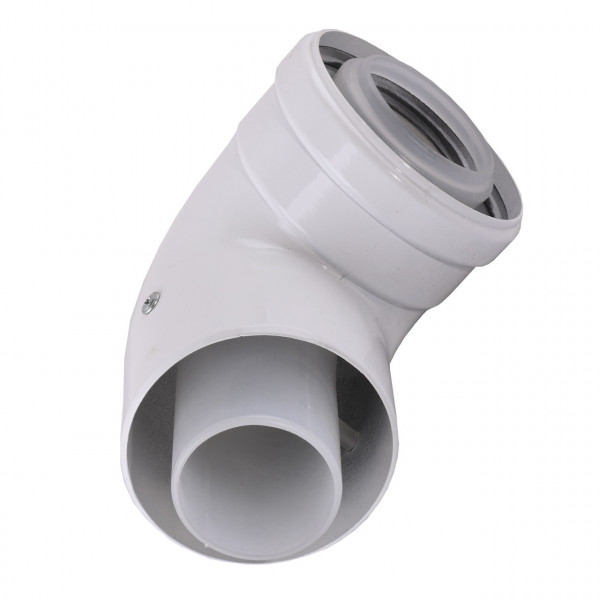 Колено 90 градусов, d=60/100 mm 71.МТ7.00.18 (CE.00.34 C) конденсационное (000023342)