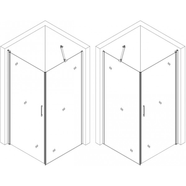 Душевая кабина BRAVO LYNA 90N Без поддона (000020453)