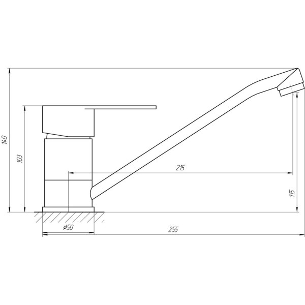 Смеситель для кухни Globus Lux MAIN SM-203 (000022001)