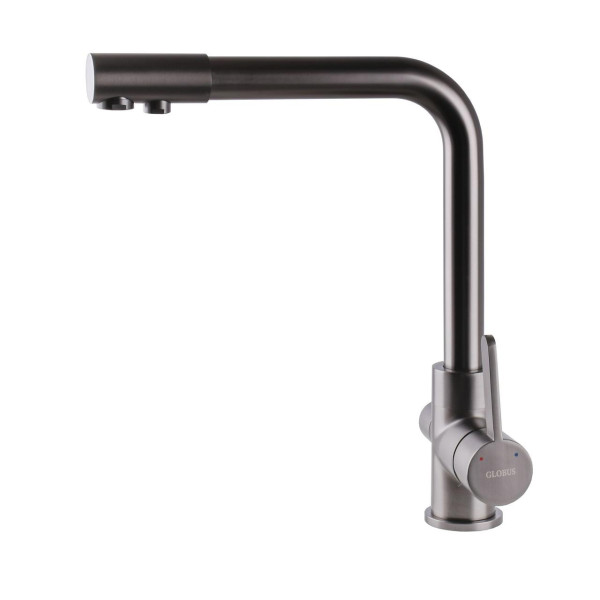 Змішувач для кухні під осмос Globus Lux LAZER GLLR-0444-11-GRAPHITE (000021918)
