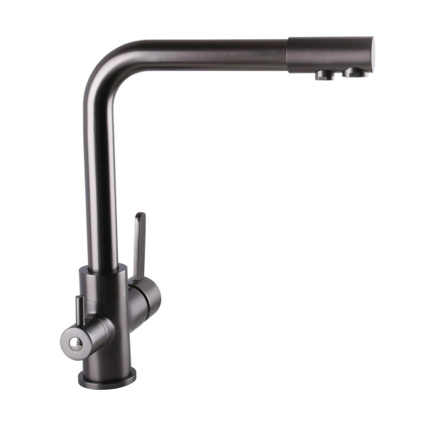 Змішувач для кухні під осмос Globus Lux LAZER GLLR-0444-11-GRAPHITE (000021918)