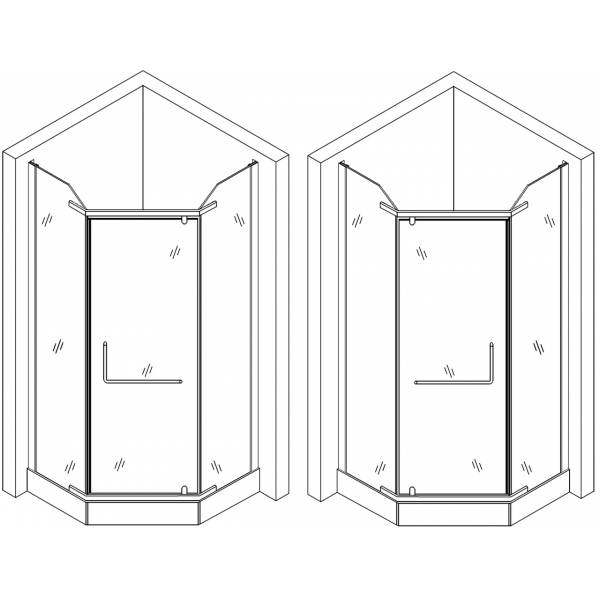 Душова кабіна BRAVO RABA 90ВТ (000026940)