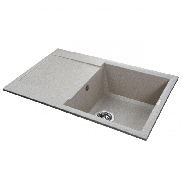 Гранитная мойка Globus Lux KOMO миндаль 790х500мм-А0008 (000021037)