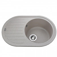 Гранітна мийка Globus Lux OHARA мигдаль 770х500мм-А0008 (000021076)