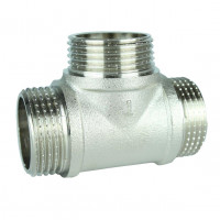 Трійник нікельований 1″ЗР х 1″ЗР х 1″ЗР штампований А0275А(нк) VA (000027726)