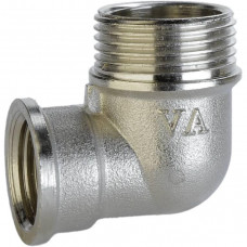 Кутник редукційний нікельований 3/4″ЗР х 1/2″ВР штампований А0106А(нк) VA (000027730)