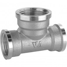 Трійник редукційний нікельований 1/2″ВР х 3/4″ВР х 1/2″ВР штампований А0217А(нк) VA (000027738)