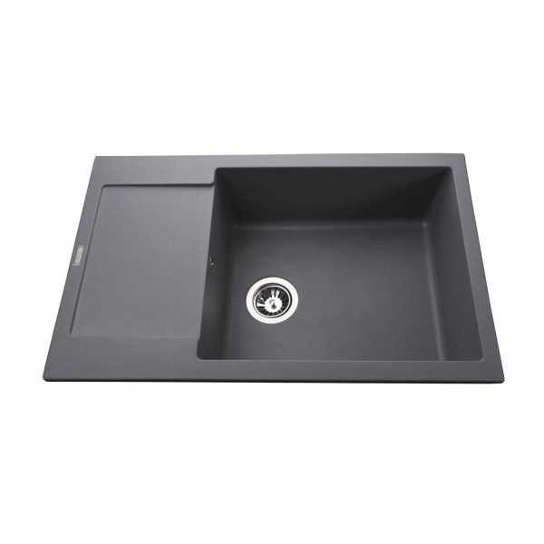 Гранітна мийка Globus Lux MALABI сірий металік 780x500мм-А0003 (000006134)