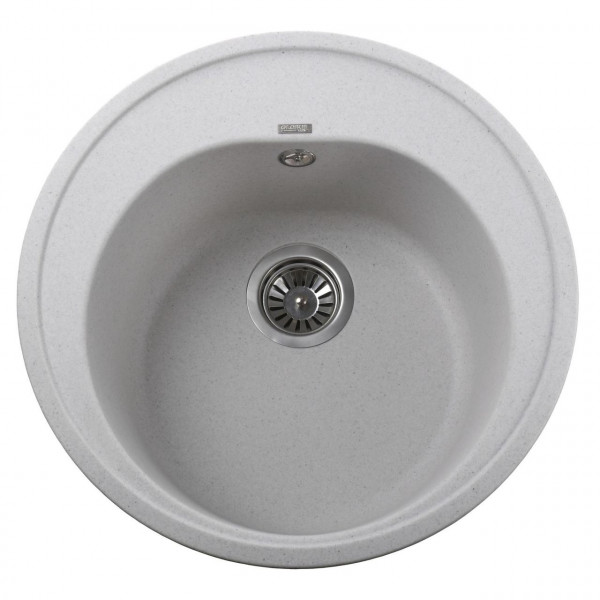 Гранитная мойка Globus Lux MARTIN жемчужный 510мм (000022411)