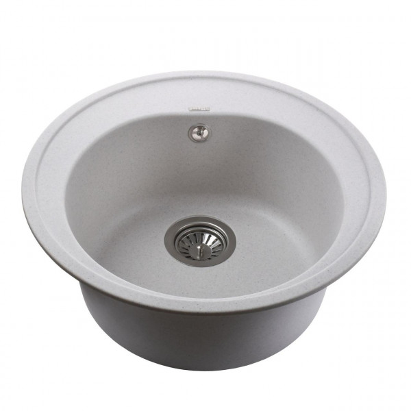 Гранитная мойка Globus Lux MARTIN жемчужный 510мм (000022411)