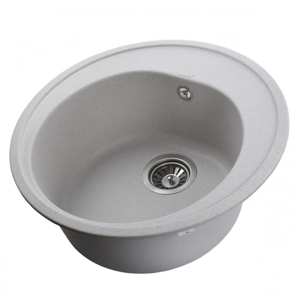 Гранитная мойка Globus Lux MARTIN жемчужный 510мм (000022411)