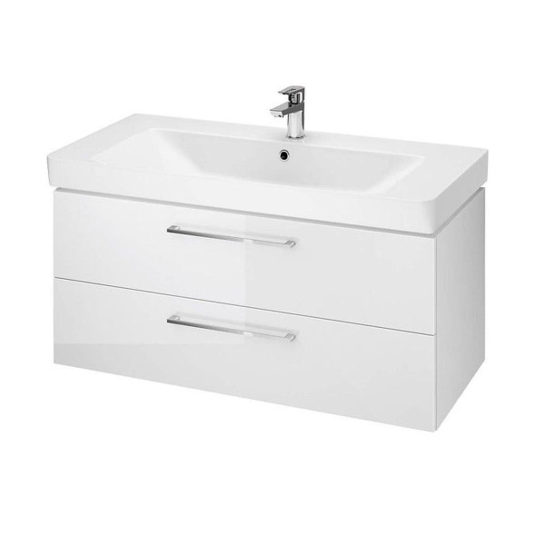 CET В 392 LARA MILLE шафка біла з умивальником MILLE 100 (000022348)