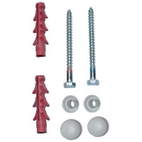 Крепление унитаза к полу (с декор. колпачками и шурупами 6х100 мм пакет) КС 610 Waterstal (000027795)