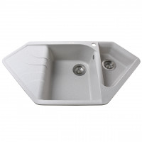 Гранитная мойка Globus Lux GARDA жемчужный 1000х500мм (000012162)