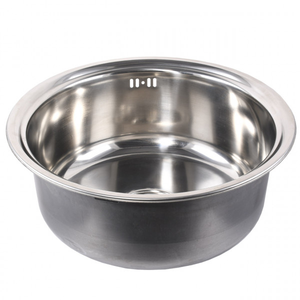Мойка кухонная врезная круглая 430х180 Polish RD430 Ronda