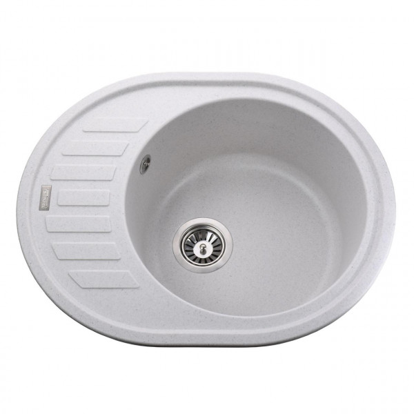 Гранітна мийка Globus Lux ARNO перлина620х500мм (000008555)