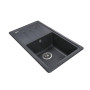 Гранитная мойка Globus Lux LUGANO графит 780x435мм-А0001 (000008848)