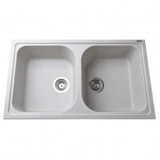 Гранитная мойка Globus Lux MALAREN жемчужный 860х500мм