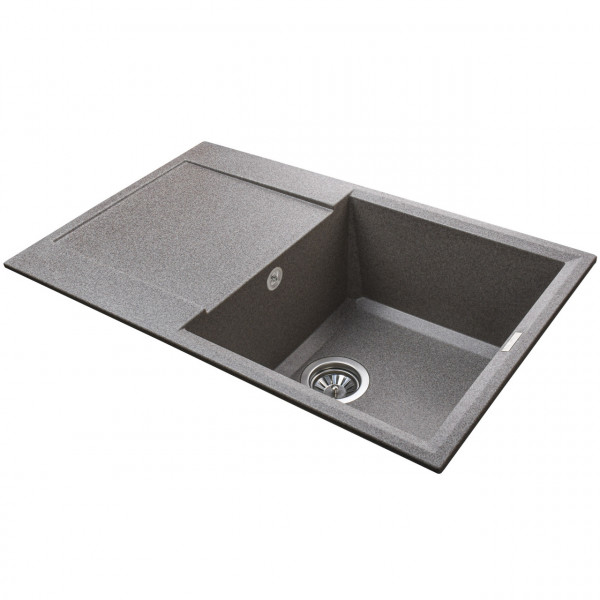 Гранітна мийка Globus Lux КOMO мокко 790х500мм (000023488)