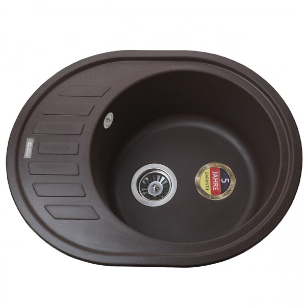 Гранитная мойка Globus Lux ARNO коричневый 620x500мм-А0006 (000008239)