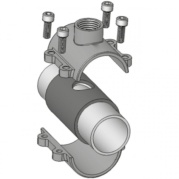 Врізка в трубу з внутрішньою різьбою DN40(47,9-48,8 мм) х 3/4″ OBD AGAflex (000027301)