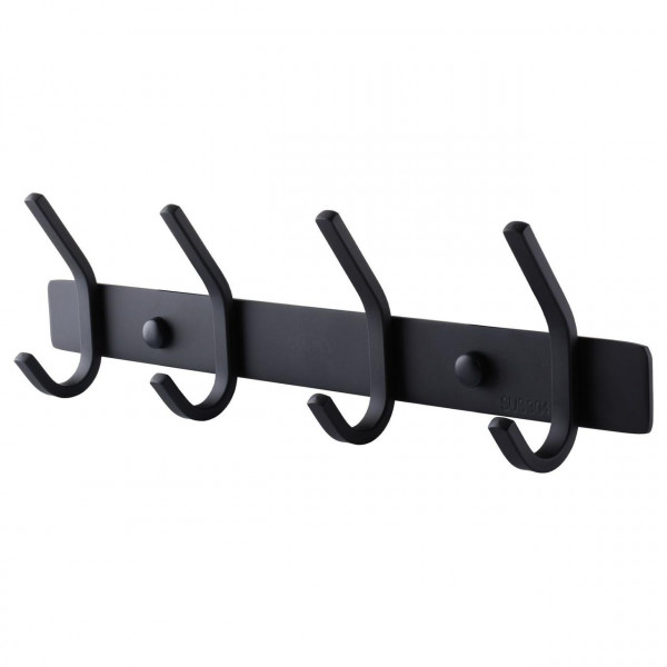 Планка з гачками Globus Lux BQ9435-4 чорна матова SUS304 (000021198)