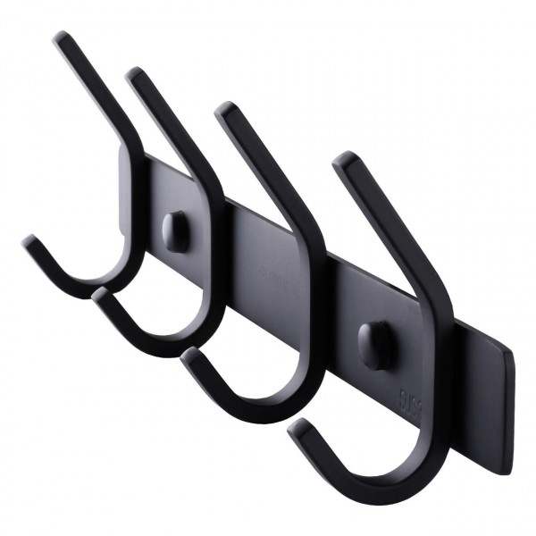 Планка з гачками Globus Lux BQ9435-4 чорна матова SUS304 (000021198)