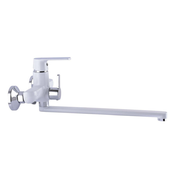 Смеситель для ванны Globus Lux Laguna GLA-0208-7-WHITE EURO (000022568)