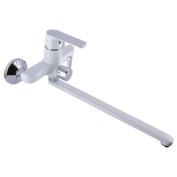 Смеситель для ванны Globus Lux Laguna GLA-0208-7-WHITE EURO (000022568)