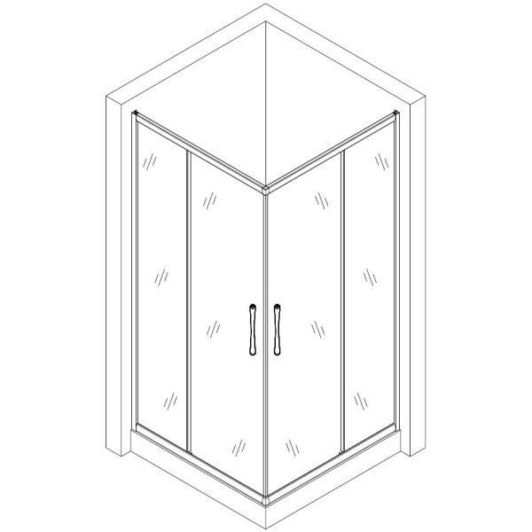 Душевая кабина BRAVO ODRA 100