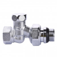 Кран радіаторний прямий SOLOMON 1/2″ з гумовим ущільнювачем 161405 під ключ (000015232)