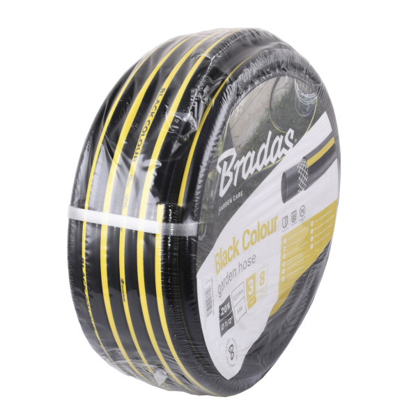 Шланг для полива BLACK COLOUR 1/2″ 20м, Bradas Польша черный WBC1/220 (000028167)