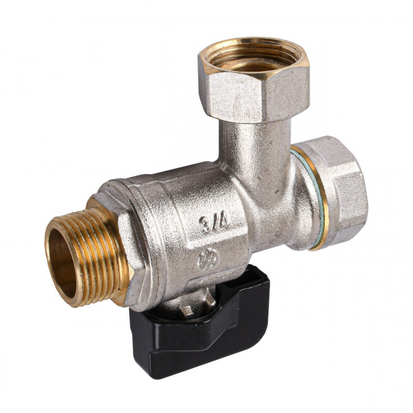 Кран шаровый для котла 3/4″ ARCO 150824 угловой с накидной гайкой with FILTER (000027983)