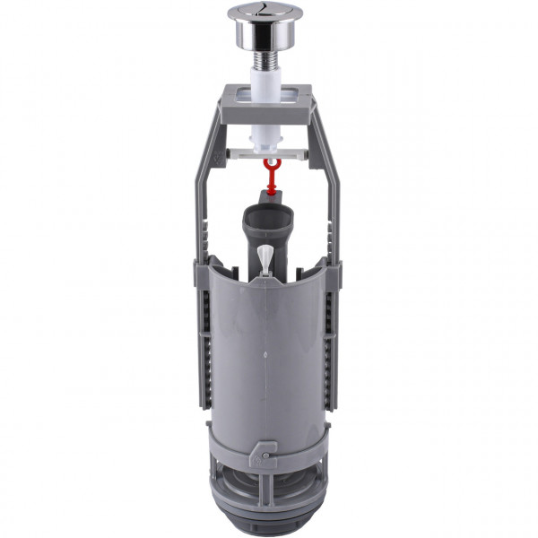 Комплект арматуры для сливного бачка с боковой подачей воды 1/2″, с двумя режимами слива АБк2-01 (000028330)