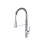 Змішувач для кухні TOPAZ SARDINIA TS-08401-H71 Гнучкий вилив на пружині, з душовою насадкою (000027422)