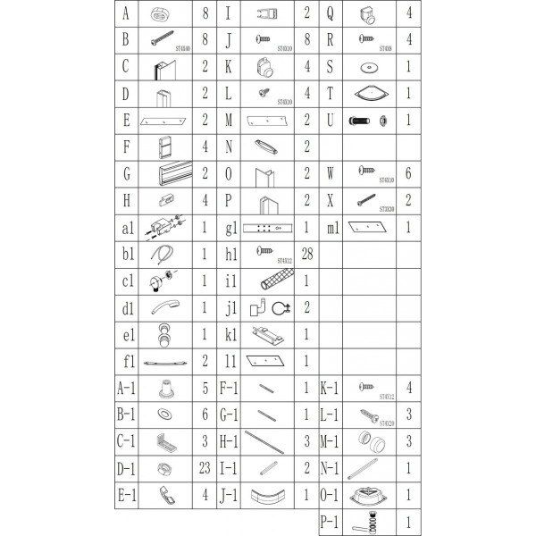 Душевой бокс BRAVO BZURA H90B (000019813)